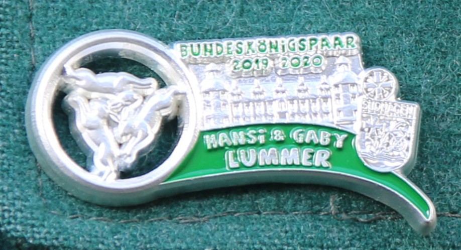 Pin Bundeskönigspaar 2019-2022